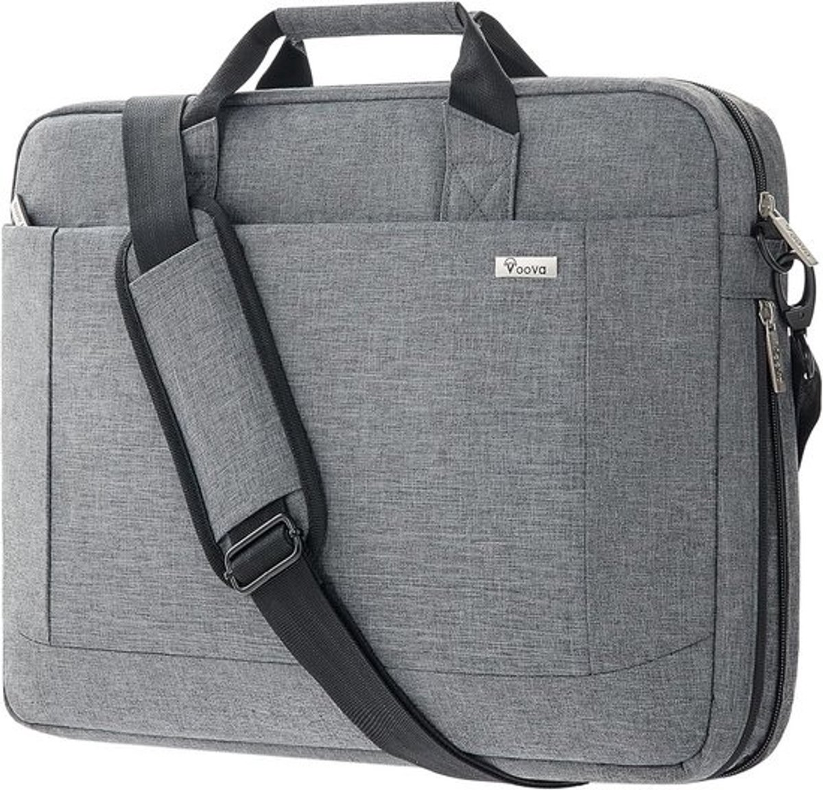 Draagtas voor 17-17.3 inch Laptops met 30% Extra Capaciteit en Verwijderbare Schouderband - Waterproof Zaken Tas