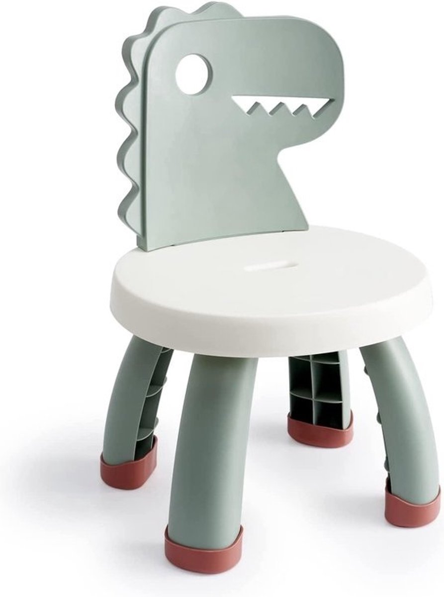Ergonomische Kinderstoel voor Peuters - Kinderdino Design, Licht en Duurzaam, Antislip Opstapkruk voor Binnen en Buiten, Geschikt voor Jongens en Meisjes vanaf 2 jaar