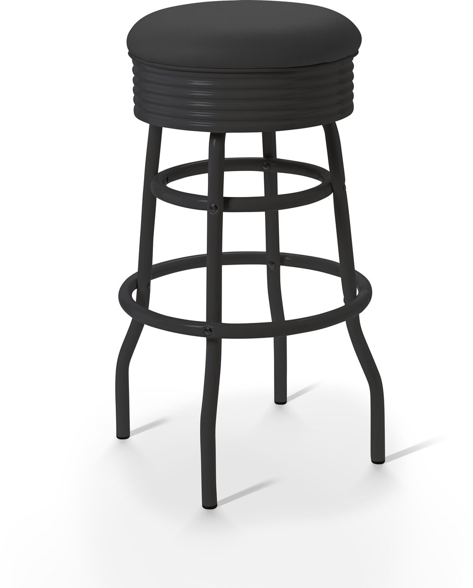 Bel Air Furniture Palace Barstool MP 77 Black zwart