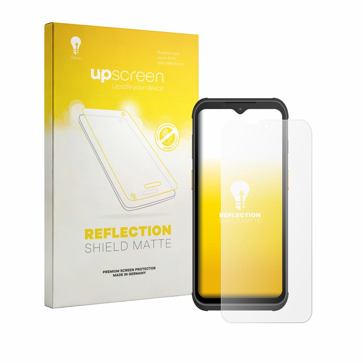 upscreen - Screenprotector voor Werock Rockscan A260 - Folie Beschermfolie anti glare matte
