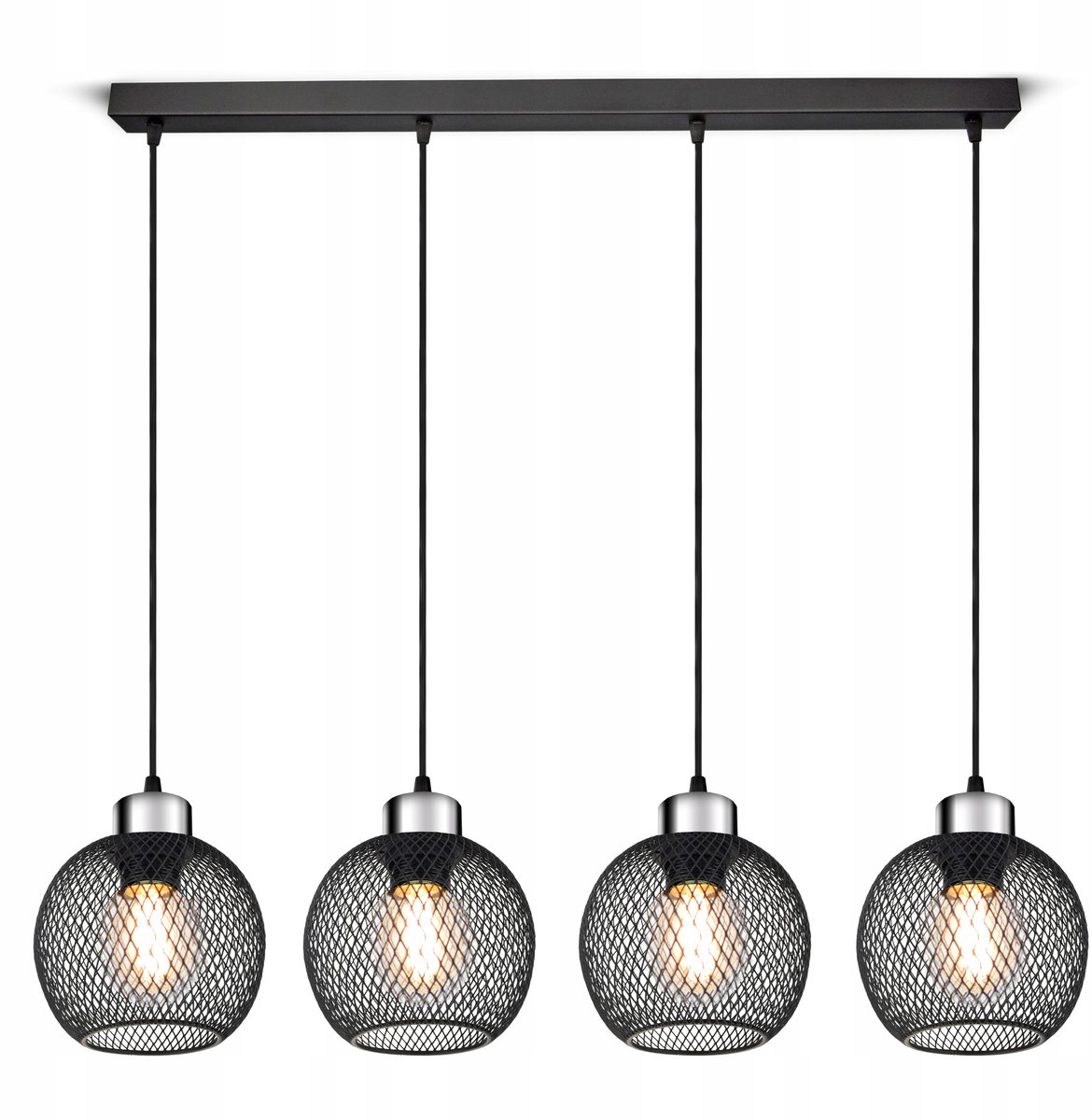 Luxe Vintage Loft Hanglamp met Metalen Kap - E27