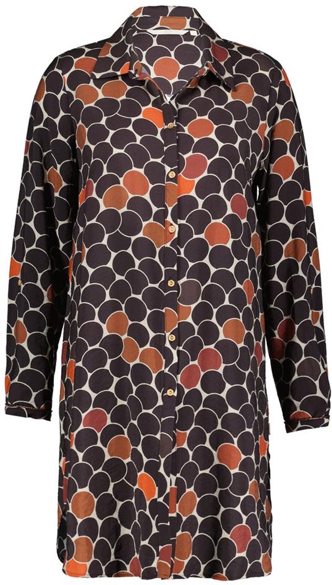 DIDI Dames Tunic Delfine Brown Confetti print maat 34