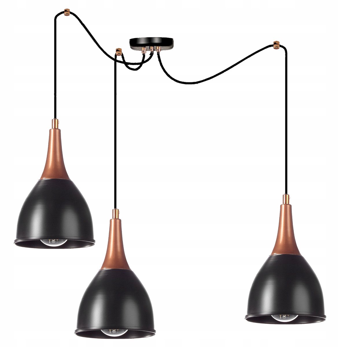 Industriële Spider Lamp - Loft Stijl - E27 Fitting - 300cm Snoer