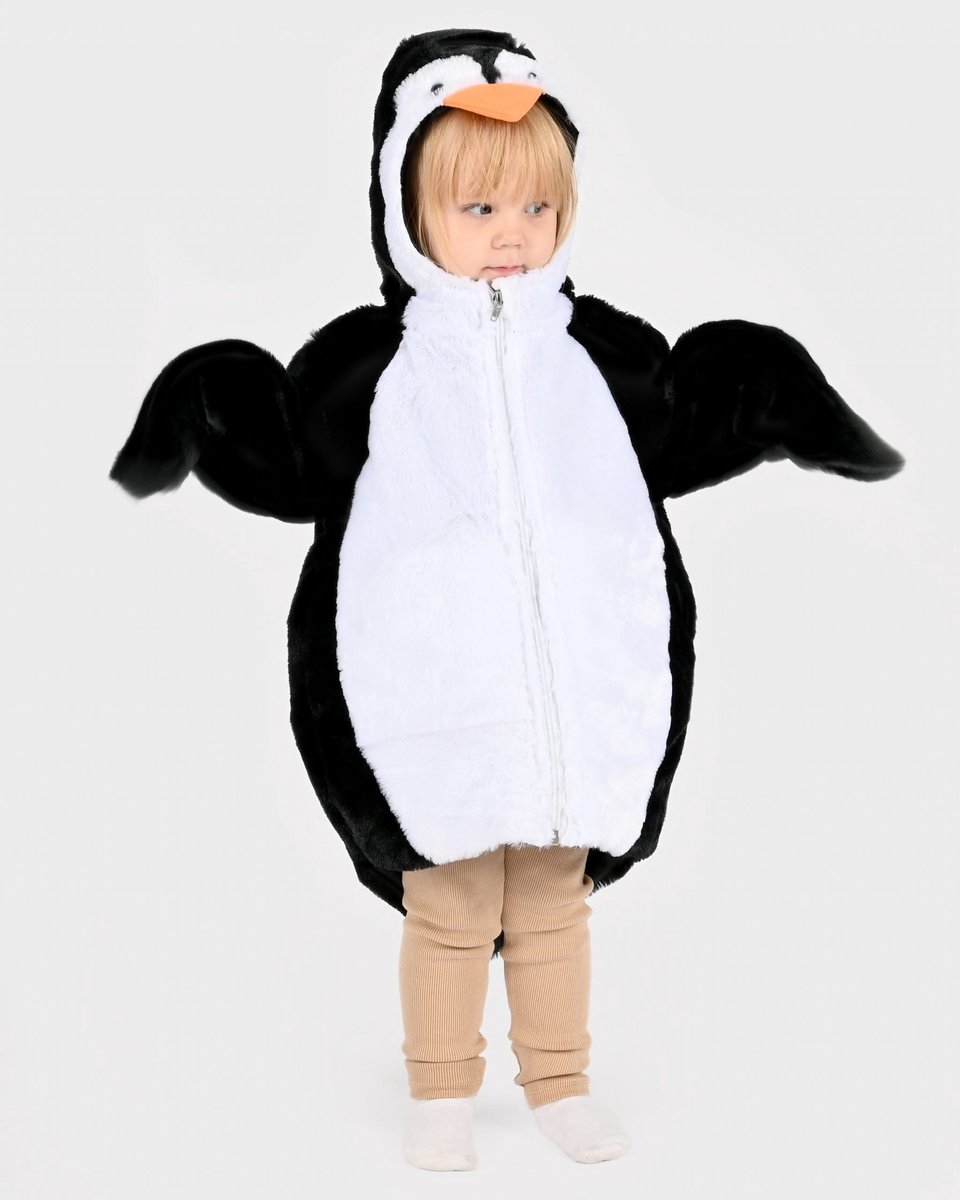 Den Goda Fen Verkleedkledij Pinguin Jas - 98/104cm - 2/4 jaar