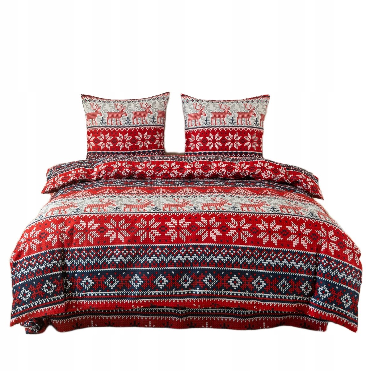 Merkloze Kerst Dekbedovertrekset 220x200cm - Scandinavisch Truipatroon