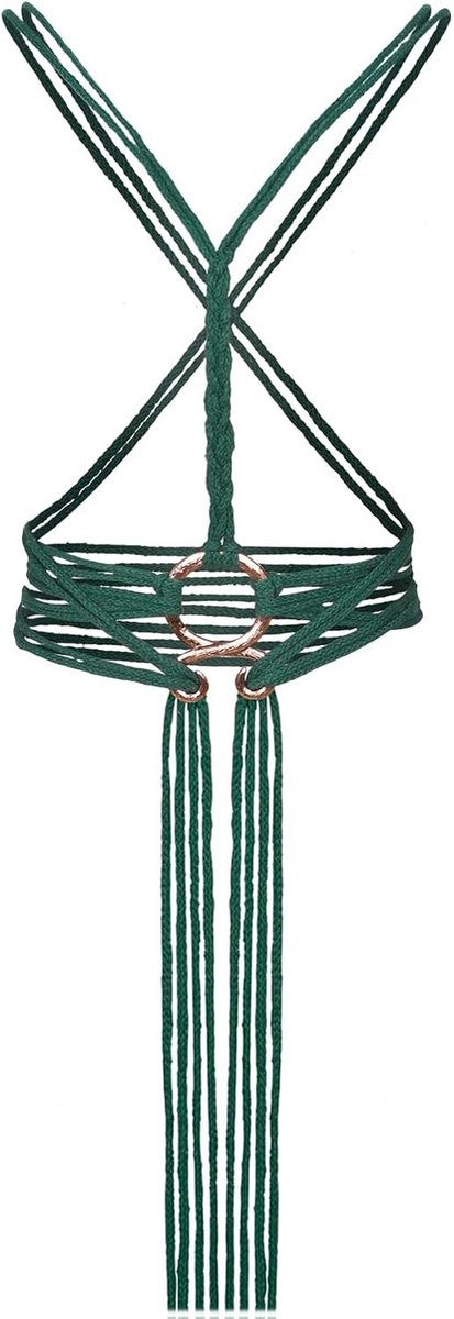 Middeleeuwse Troll Cross Riem voor Vrouwen - Elegante Touwriem voor Cosplay en Kostuums