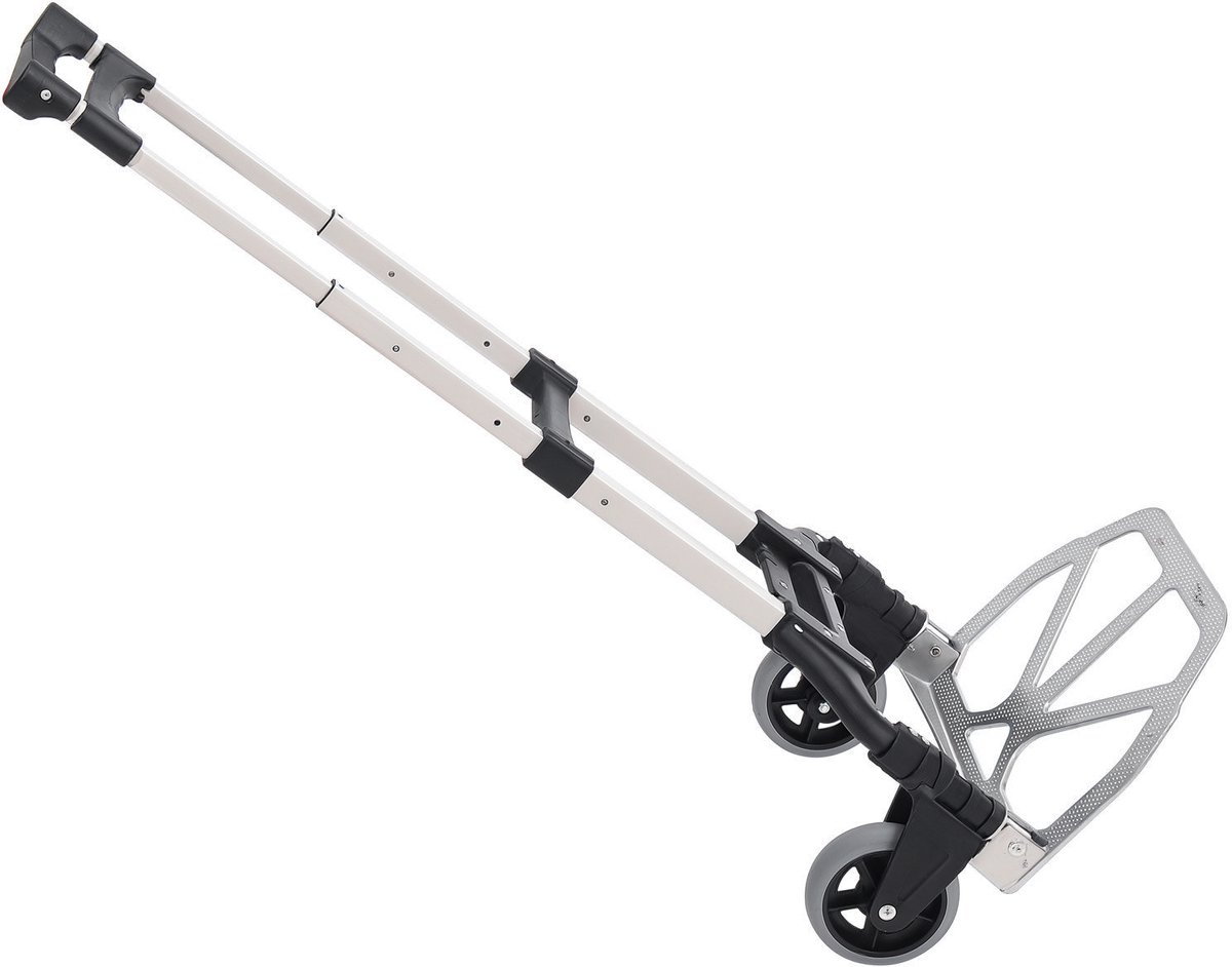 HOMCOM-Car goCart-Aluminium-41x38,5x100cm-Grijs