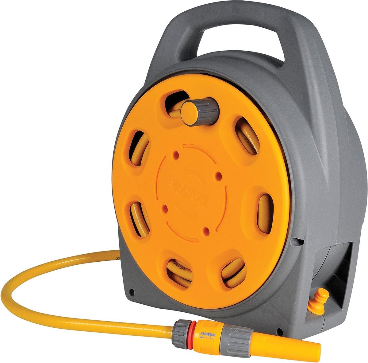 Slangbox met slang - Slanghouder haspel - Tuin bewateren - Gesloten beschermende behuizing - 20 meter slang - Standaard