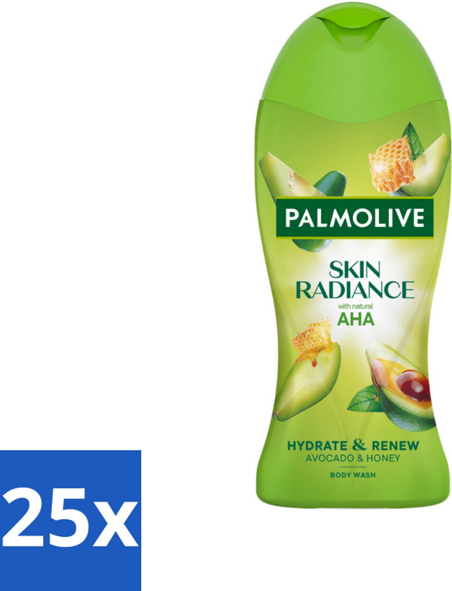 25 x Palmolive – Douchegel – Skin Radiance Avocado Honey – 250 ml - Koffie - Koffiezetapparaat - Koffiezetapparaat Met Automatische Functie