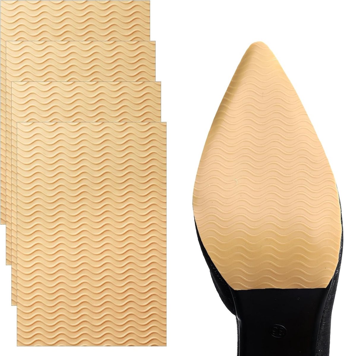 Rubberen zolen om op te plakken, anti-slip pads en schoenzoolbeschermers voor optimale grip en duurzaamheid
