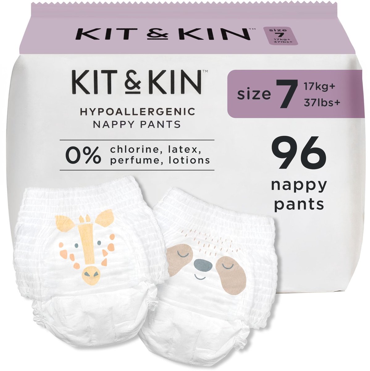 Elzusha - Hypoallergene Luierbroekjes Maat 7 (17+ kg)