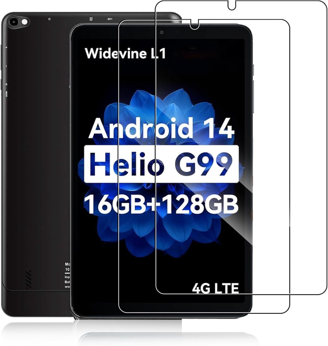 Elzusha - Tempered Glass Screen Protector voor 8 Inch Tablet (Pack van 2)