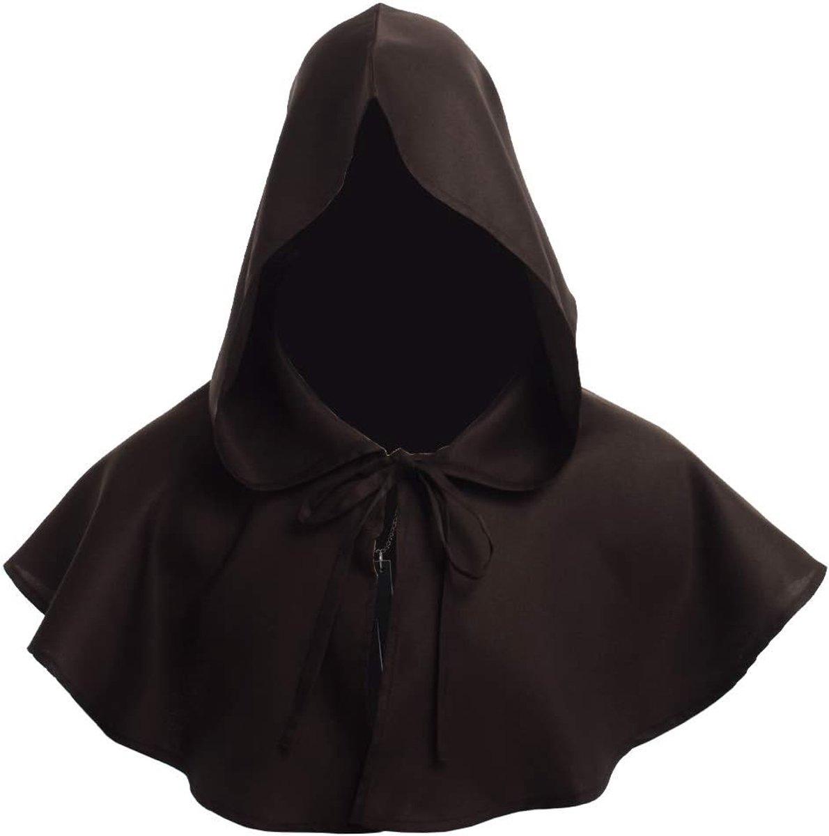 Friar Middeleeuwse mantel met capuchon, monnik, renaissance, priester, Halloween, cosplay kostuum