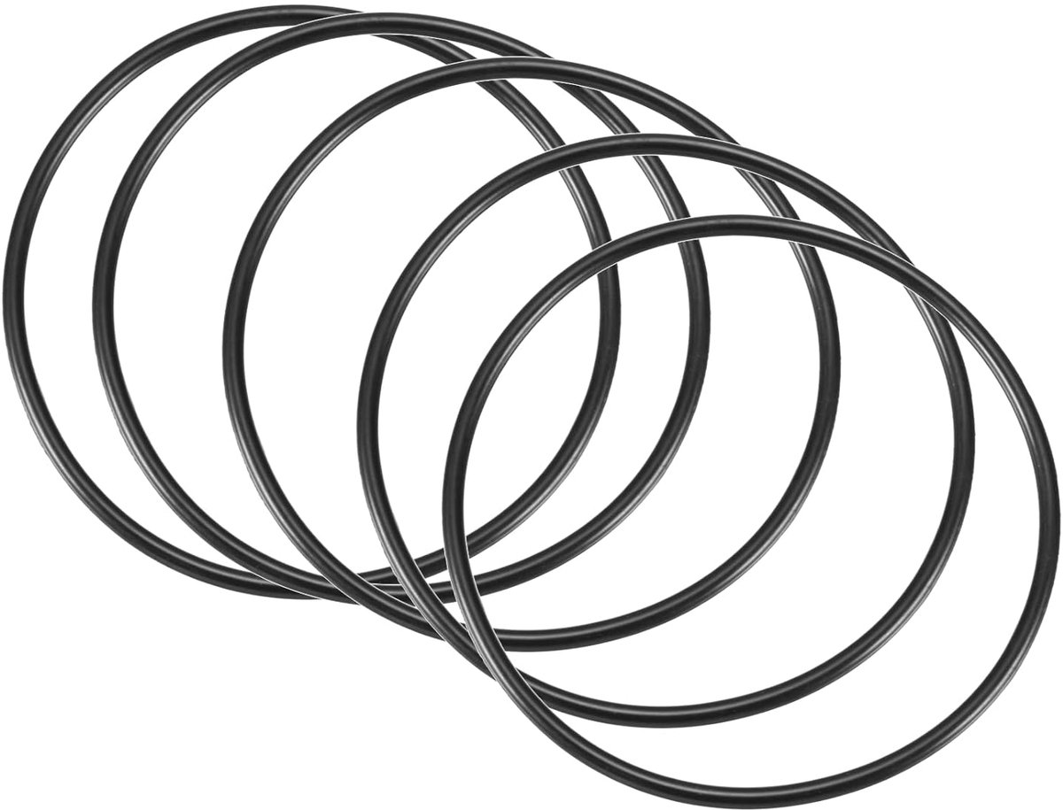 5 stuks nitrilrubber voor waterkraan, reparatie, 100 mm x 93 mm x 3,5 mm, voor kraan, loodgieter, reparatie, afdichting, zwart