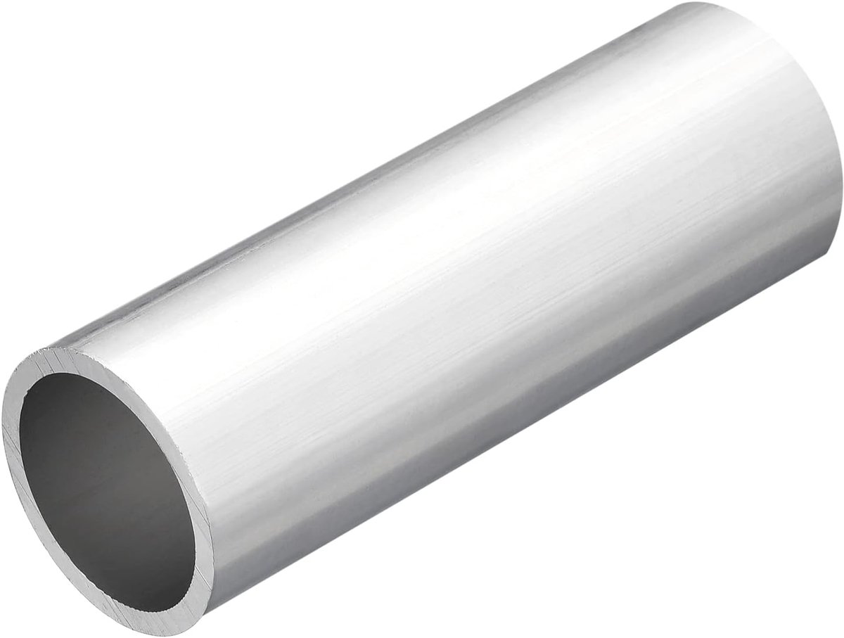 sourcing map 6063 Aluminium ronde buis 35 mm AD 29 mm binnendiameter 100 mm lengte buisleiding slangen voor industrie knutselprojecten
