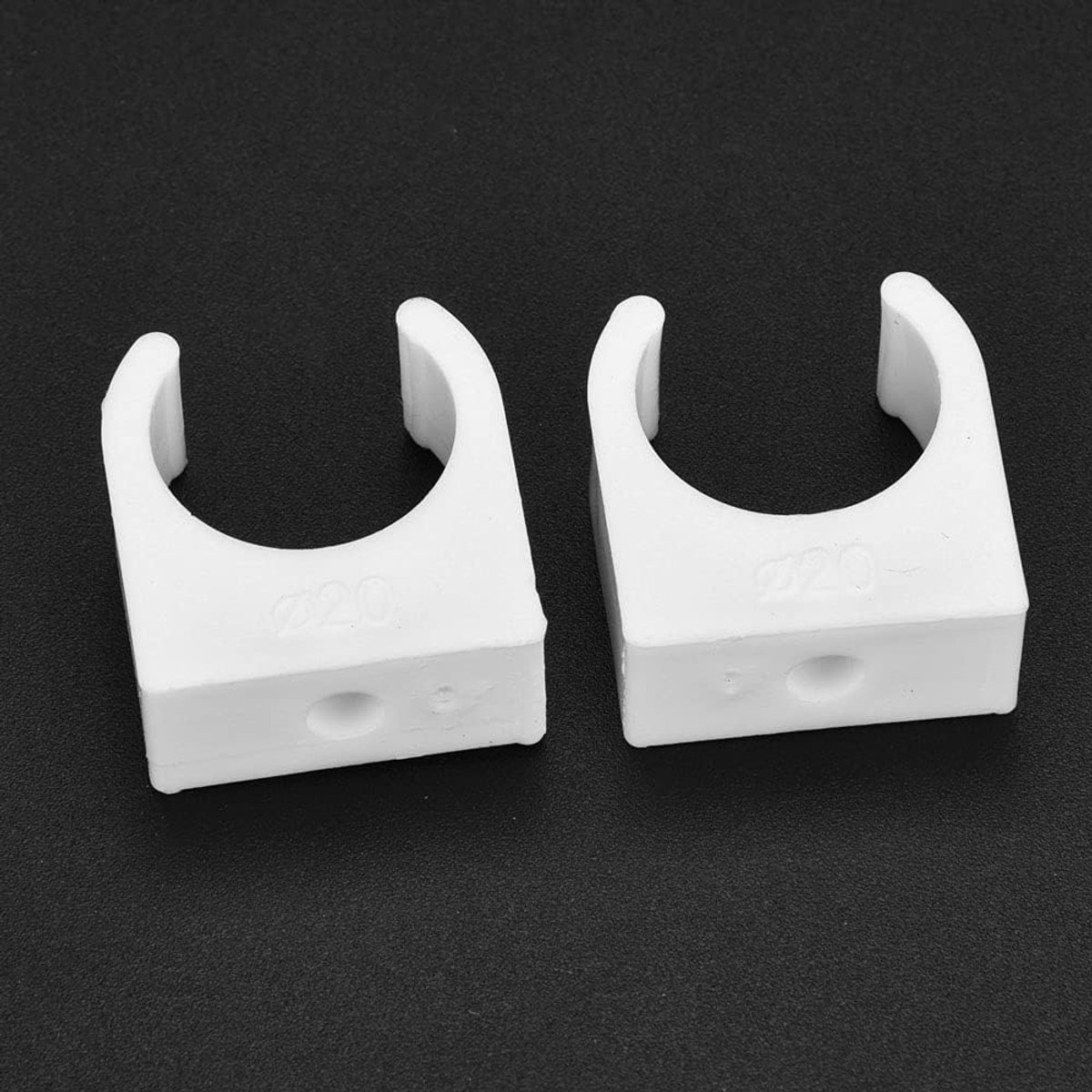 Buisklem, 20 Stuks 16/20/25/32 Mm PPR U-vorm Buis Bevestiging Houder Met Schroeven (16 Mm), Buisklemmen (20mm+ Schroef 20st)