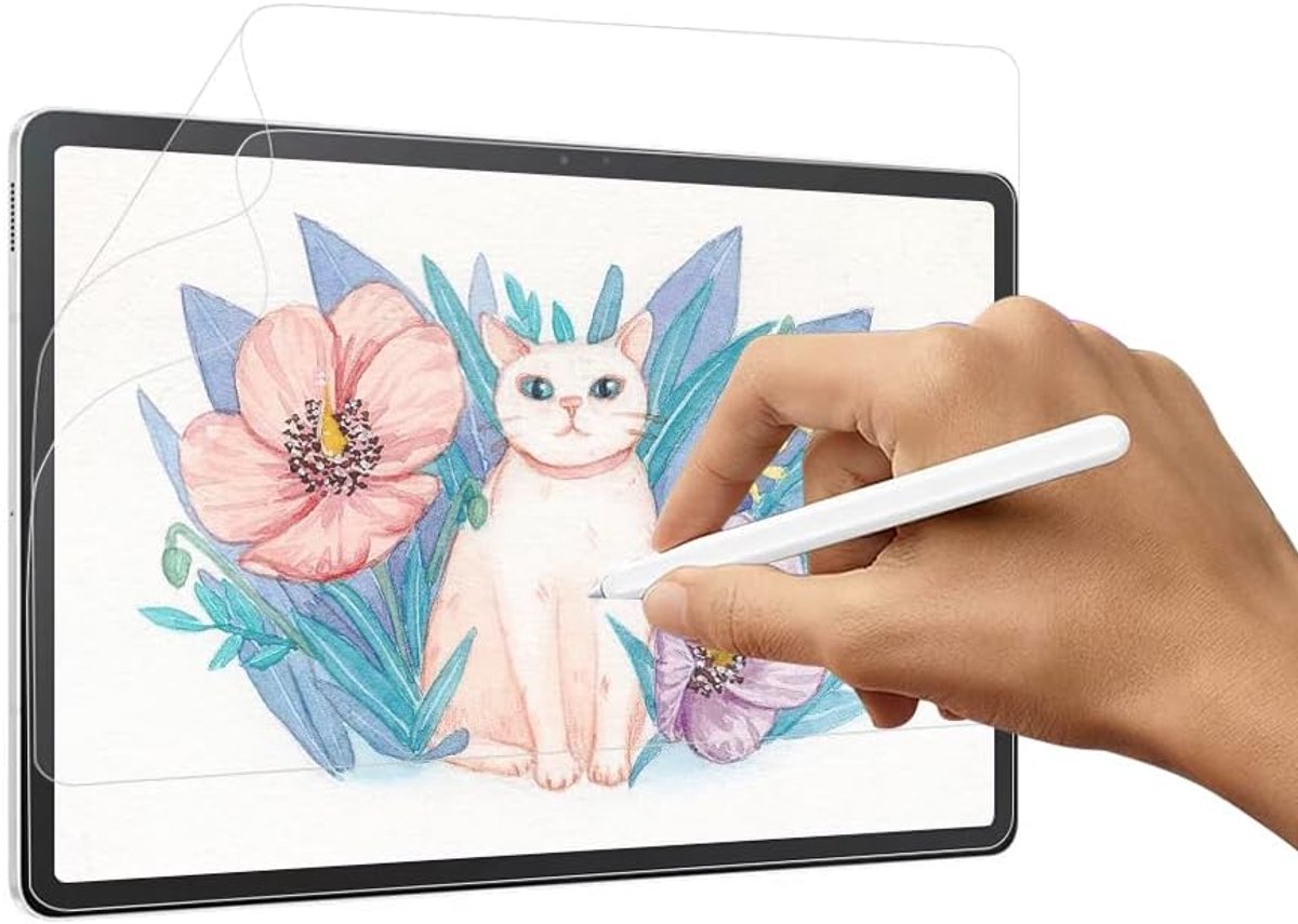 Beschermfolie voor Samsung Galaxy Tab S11/S9/S9FE/S8/S7/T870 11 inch, mat papiergevoel, displaybeschermfolie, verblindingsvrij, anti-vingerafdruk, om te tekenen en notities te maken, 2 stuks