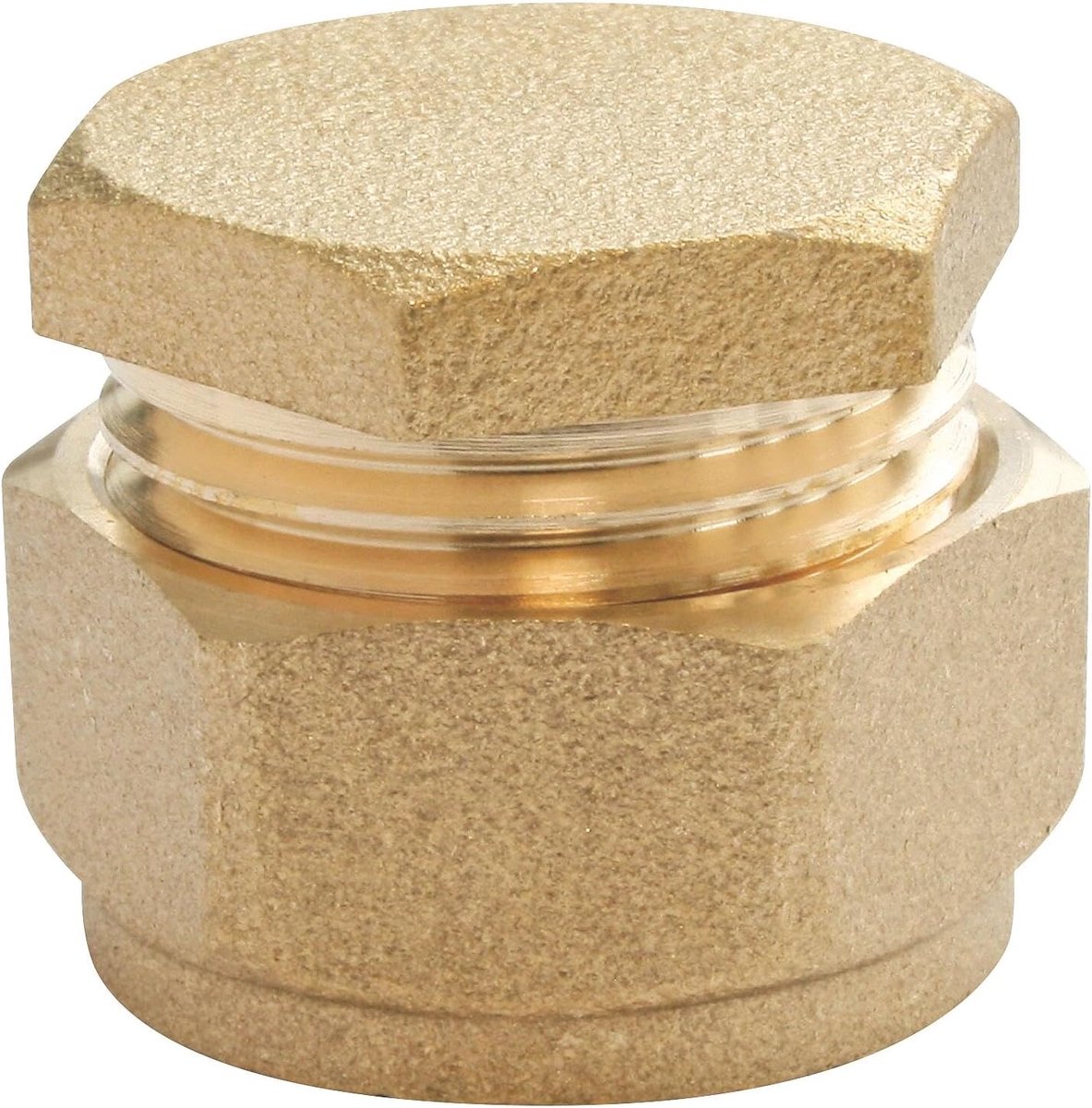 FOR YOU 3540730013651 PLUG TC 12 Bouchon klemring van messing koperen buis Ø12, None