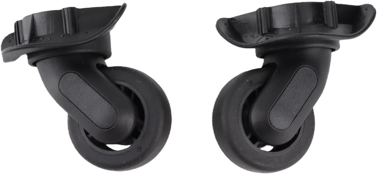 Bagagewielen, 2 Stuks Zwenkwielvervangingswielen, Bagagekoffer Universele Wielen Trolley Wielen Koffer Wielen Bagage Accessoires Voor Koffer Reparatie Onderdelen Vervanging: