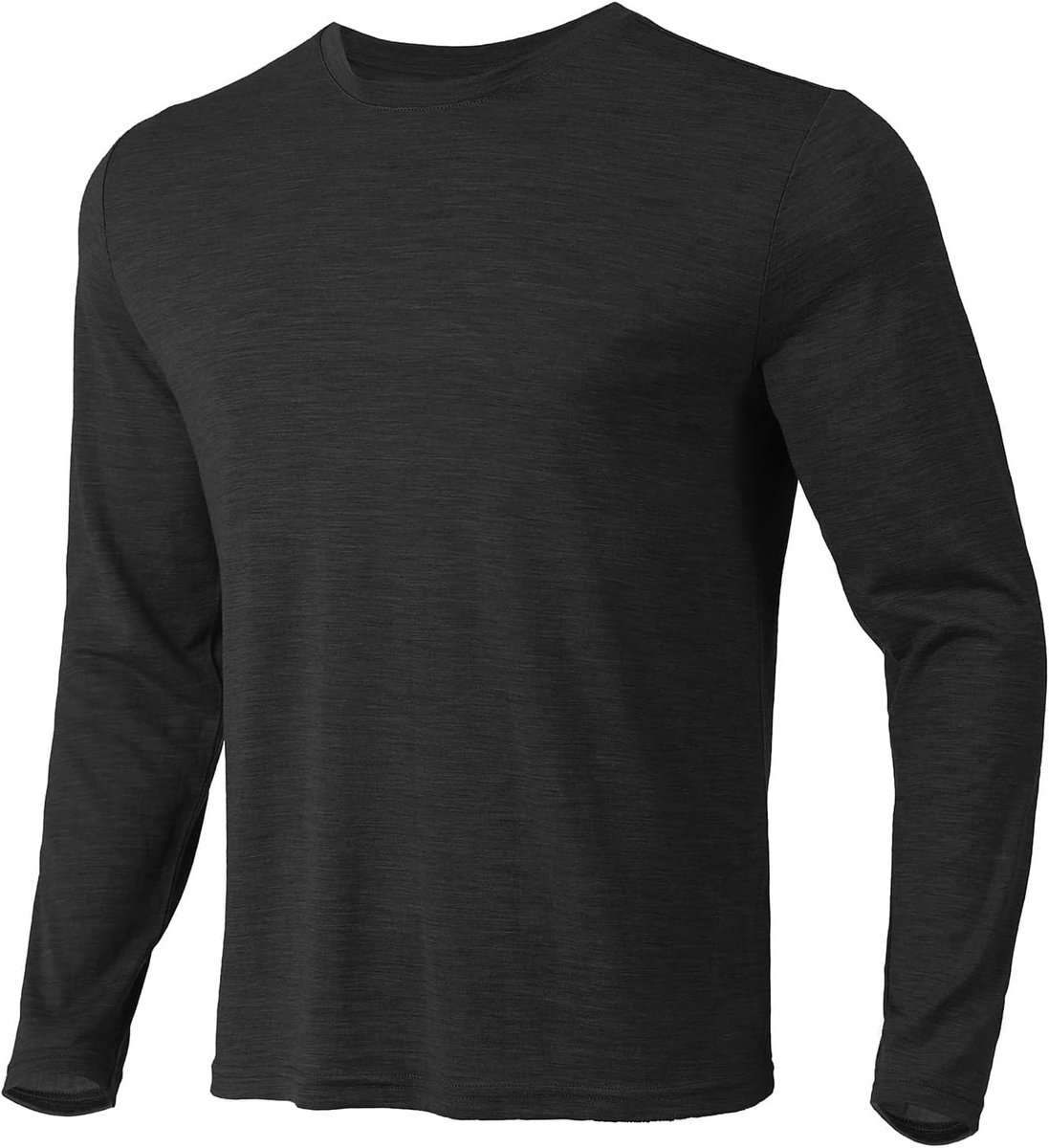 Protect 100% Merinowol Ondershirt Heren Zachte Lange Mouwen Shirt Geurbestendig Warm Ondergoed Geschikt Voor Jagen En Wandelen