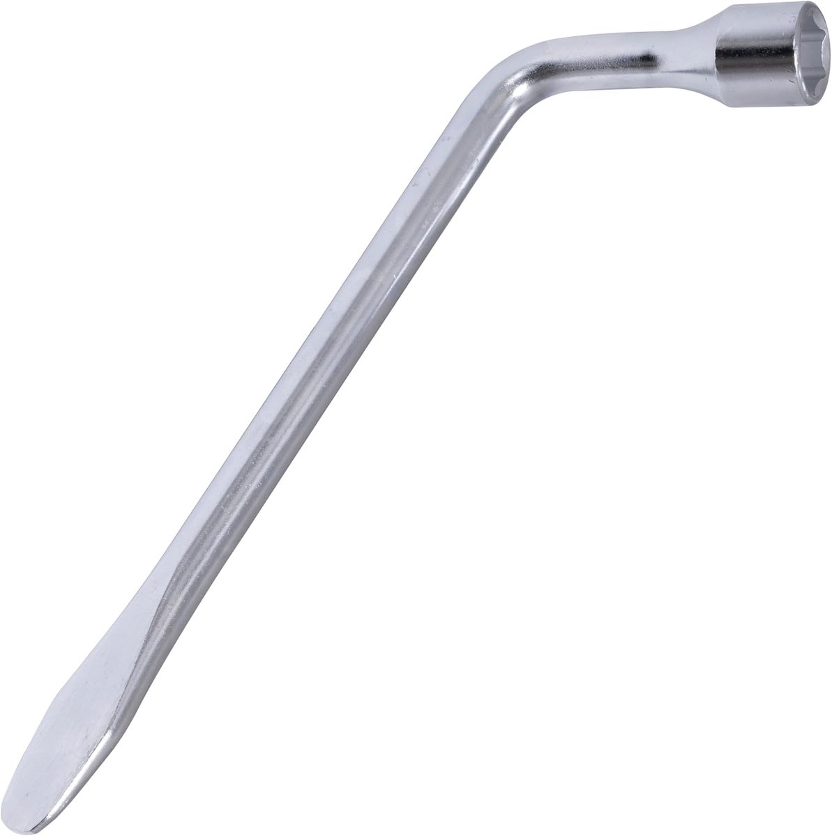 - C68473 - wielmoersleutel 19 mm ''L'' 295x95x28 mm 6-kant met platte schroevendraaiergreep - van Cr-V-staal