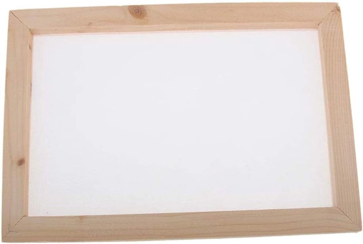 Oude Papiermaakmethode Houten Papiermaak Kunstambachten Papiermaken Mal Kader Scherm voor DIY Handambachten Benodigdheden - 20x30cm