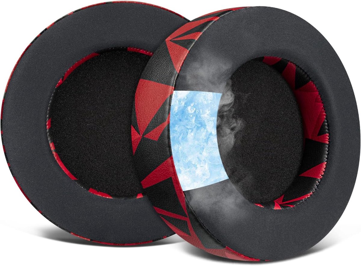 Oorkussens vervangen voor Corsair Virtuoso Pro headset, earpads cushions met ijszijdestof, hoogwaardig geluidsisolerend schuim, extra dikte