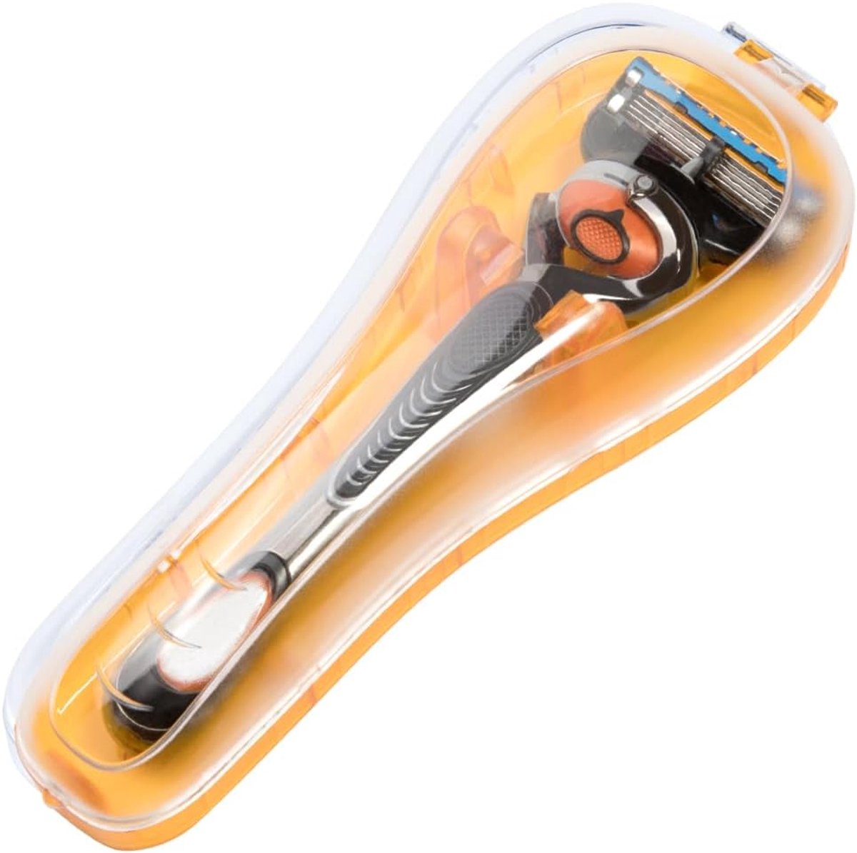 Handleiding Razor Travel Case Draagbare Plastic Handleiding Scheermes Trimmer Protector Oranje