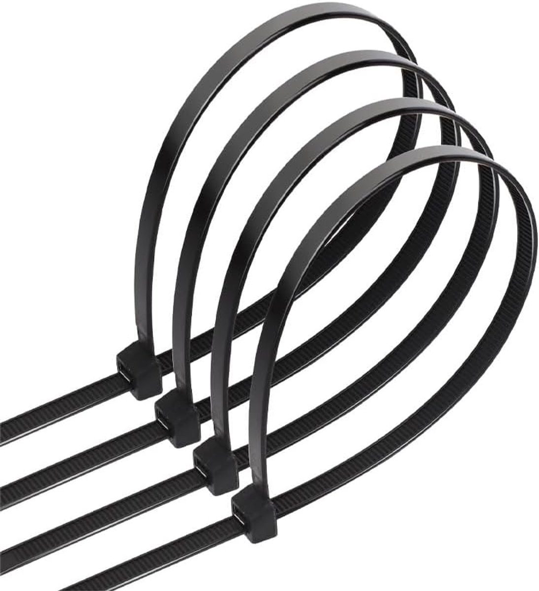 Kabelbinders nylon zwart 40 stuks breedte 3,6 x lengte 150 mm