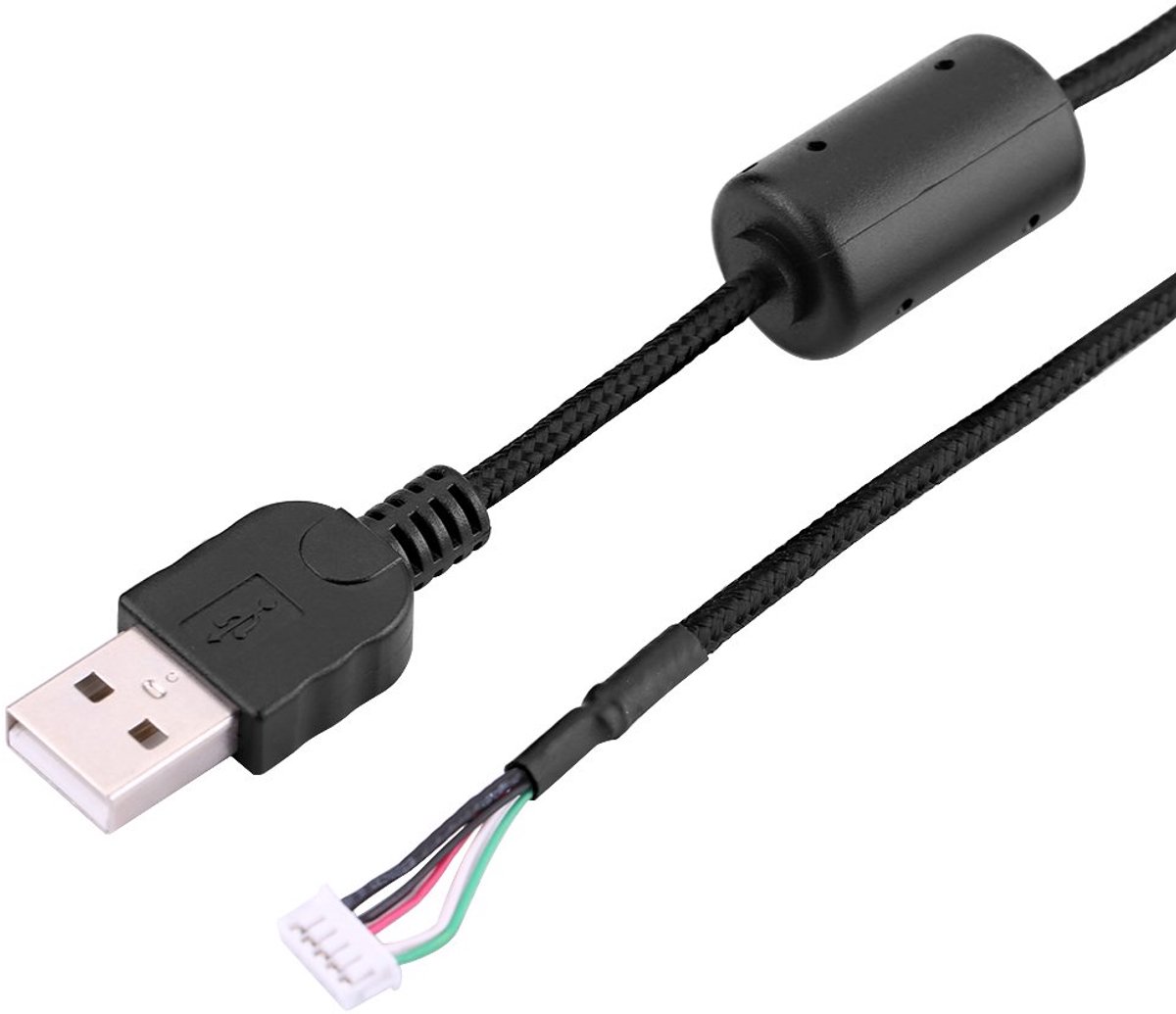 g29 usb-kabel, reparatie accessoire vervanging 1 USB-kabel vervanging muis reparatie lijn muis 2 meter voor spel G500s 2U Handen Tool Universeel met 3.0mm Dia