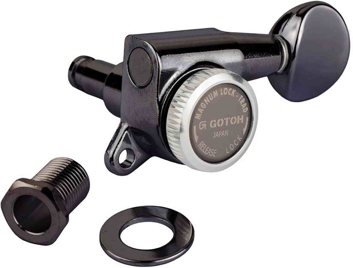 Gotoh GTH14070 SG381 stemmechanieken met Magnum Lock Trad and 05 knoppen, 6R, cosmo zwart