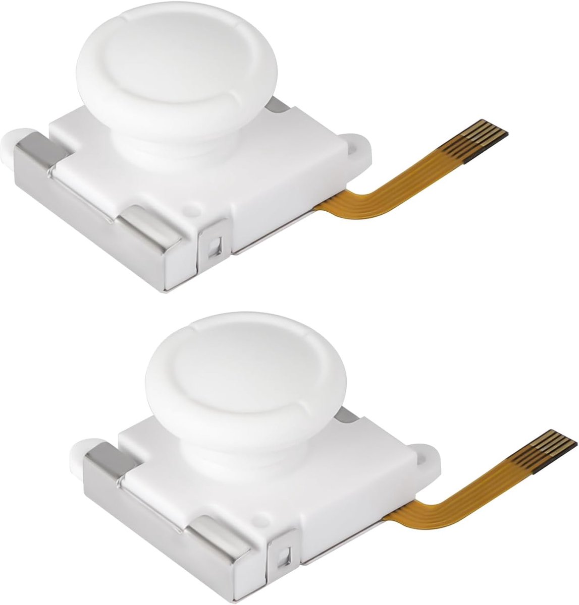 Joystick vervangingsstuk - Hall effect technologie - Wit - Nauwkeurige controle zonder drift - SnelShoppen