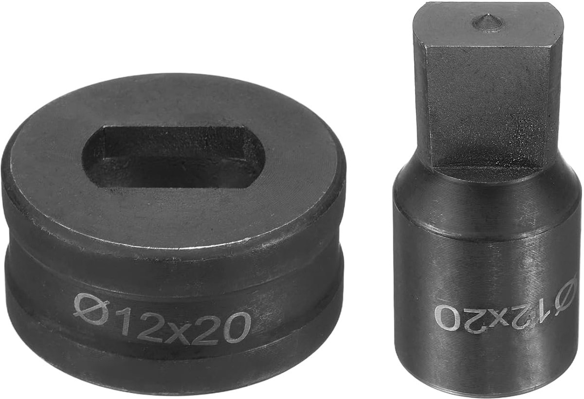Hydraulische perforatie Φ12 × 20 mm sleufgat 40cr-staal elektrische stans kit voor CH70 elektrische ponsen zwart