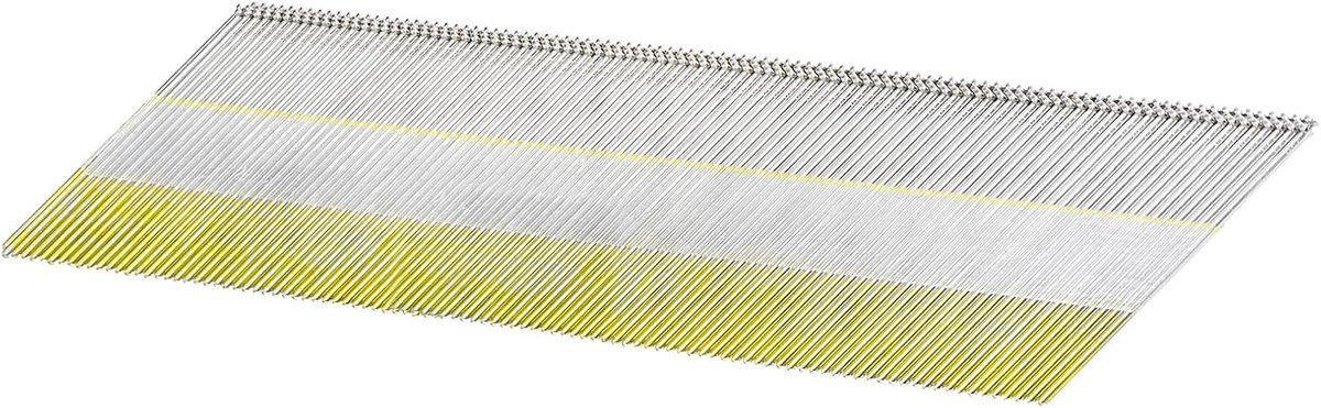 2.000 stuks hoekspijkers 15 gauge, lengte 5-1/2 inch, 34 graden, verzinkt, gemengde maten voor houtbewerking en bouw, kleur verzinkt