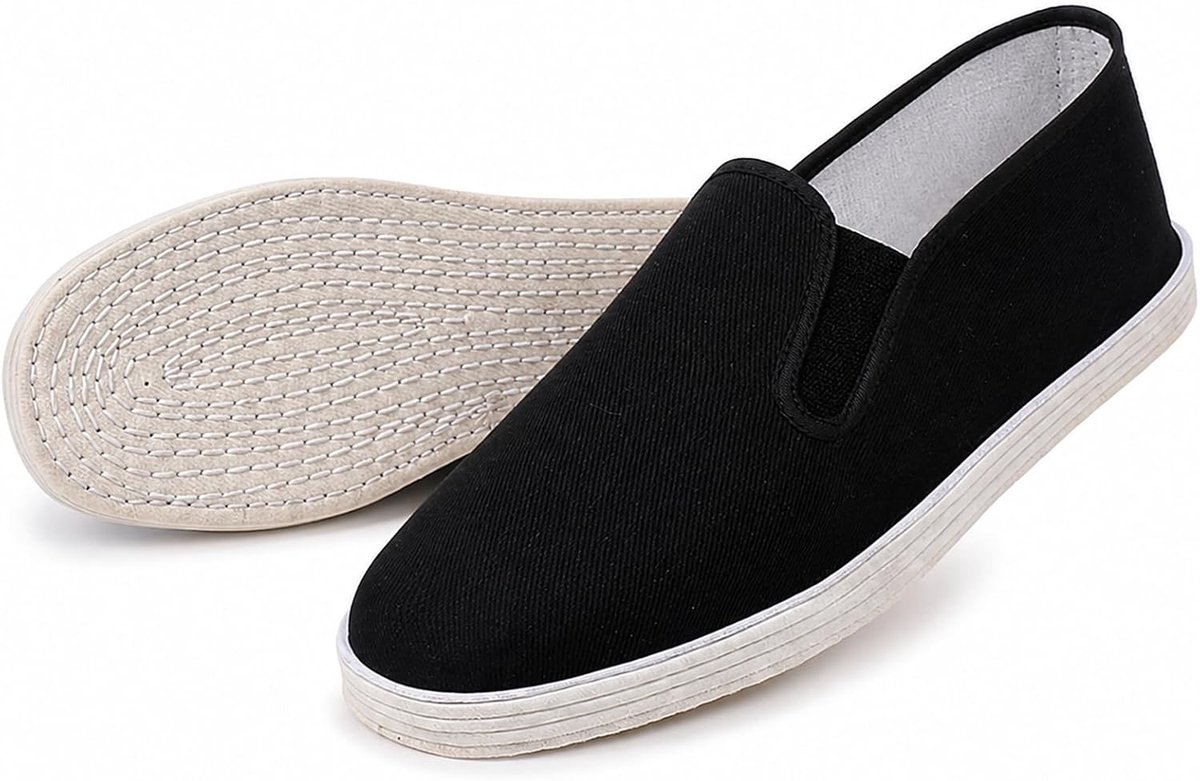 Chi Kungfu-schoenen unisex traditionele vechtsporten schoenen van Old Beijing antislip lichtgewicht trainingsschoenen ademend geschikt voor alle seizoenen.