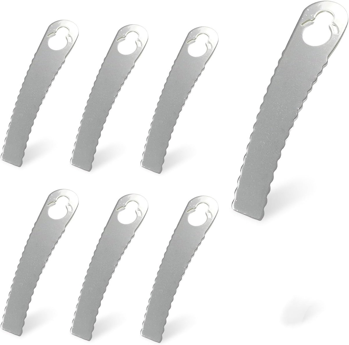 Messen voor grastrimmer, reservemesjes voor grasmaaiers, grasmaaiers, reserveonderdelen (metaal, 6 stuks)