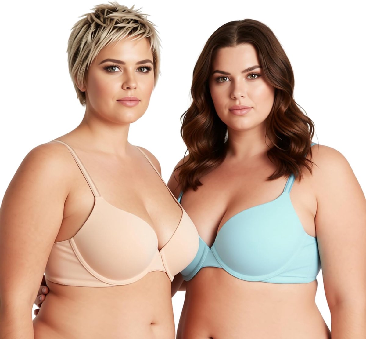 Muse Dames Lichte lift Voeg 1 kopje toe Push Up Beugel Converteerbaar T Shirt BH