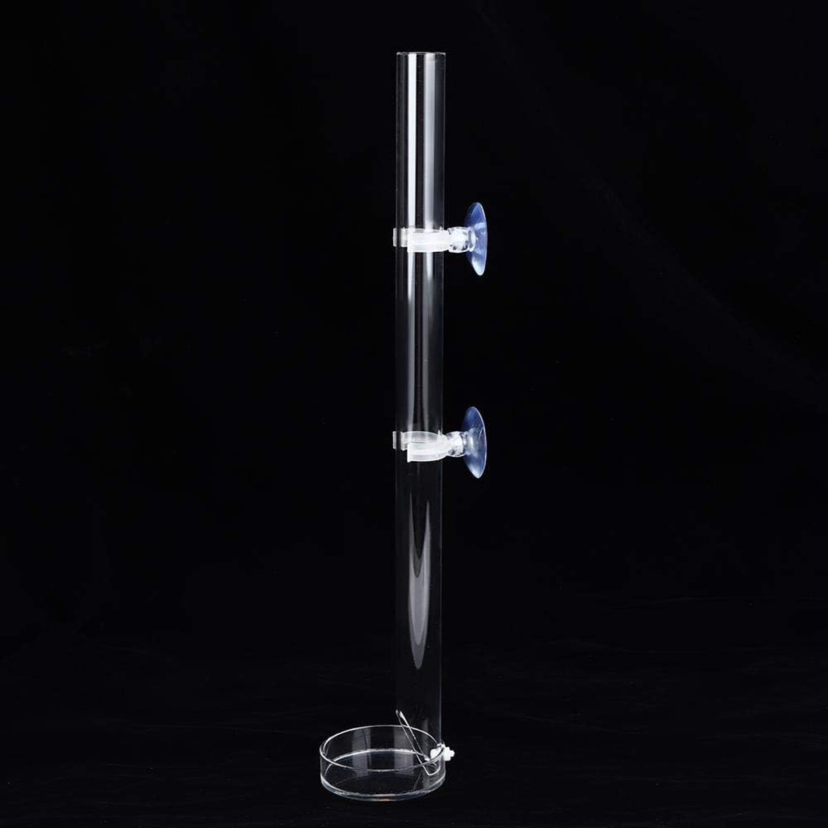 Garnalen Feeder Tube en Plaat Acryl Clear Garnalen Feeding Tube Aquarium Feeder voor Crystal Shrimp Tropical Fish, 32cm