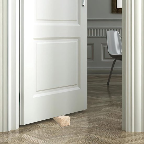 deurstopper, houten wigg, vaste deurstopper, vloer, meubelwiggen, antislip, wiggen voor alle oppervlakken, mobiele veiligheid — afbeelding 5