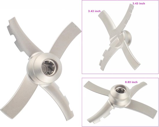 peddelmes voor Ninja Creami NC300-serie ijsmachines, vervanging voor Ninja Creamerizer NC299AMZ NC301 CN305A CN301CO — afbeelding 3