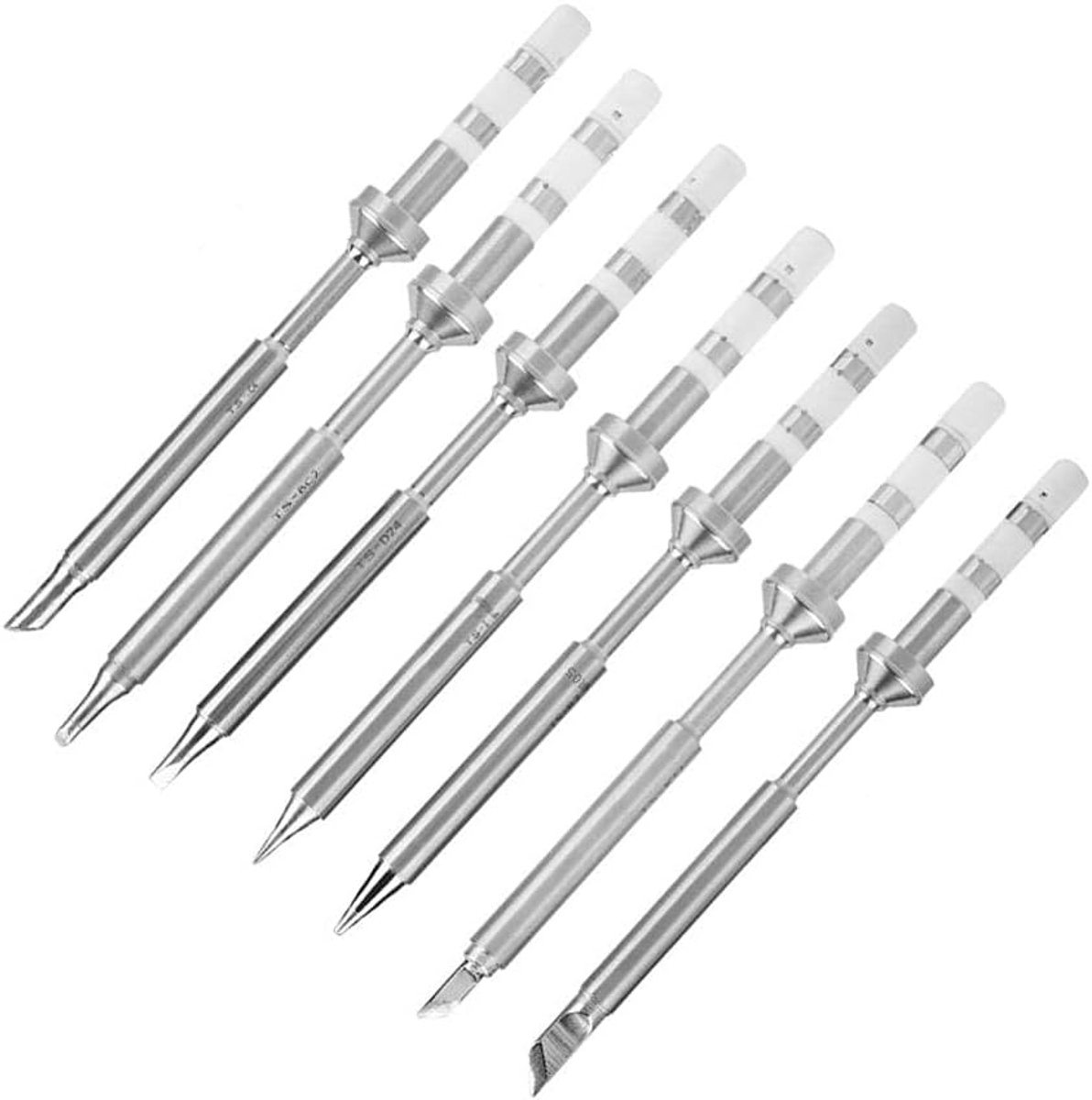 7 tipi di mini punte per saldatore in acciaio inossidabile di ricambio per saldatore TS100 (7 types)