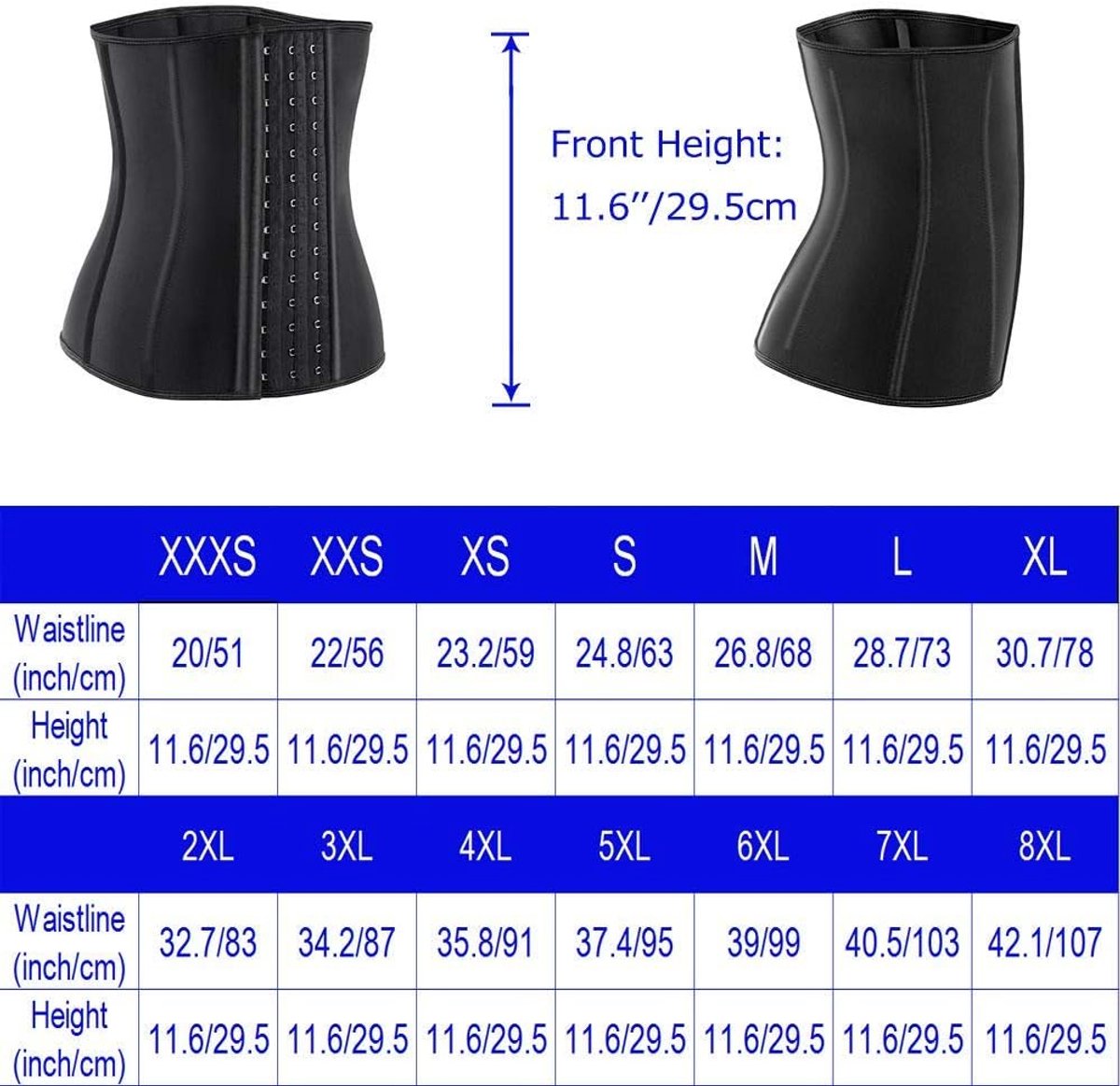 Tailletrainer voor vrouwen, korset, cincher, body shaper, gordel, trimmer met stalen baleinen, extender