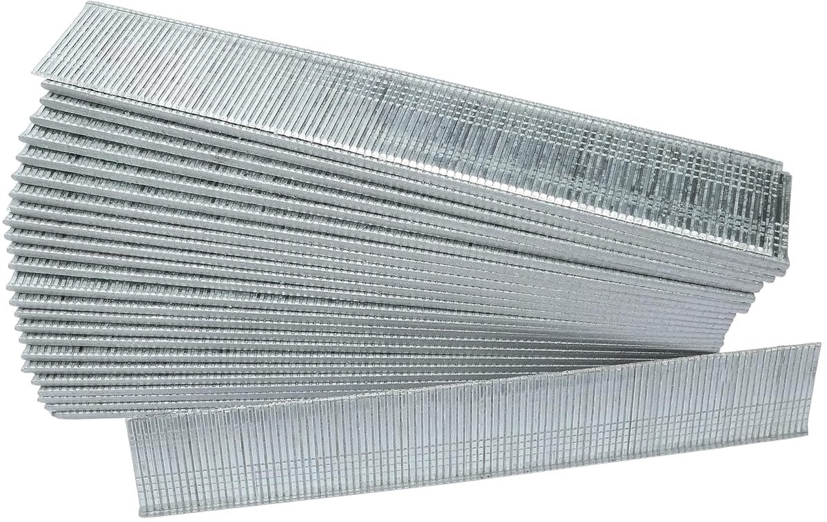 - C58697 - Set met 5000 spijkers type ''T'' 20 x 1,2 x 1 mm voor pneumatische nietmachine GA 18 - nietaccessoires bekleding meubels interieurei hout - verzinkt staal