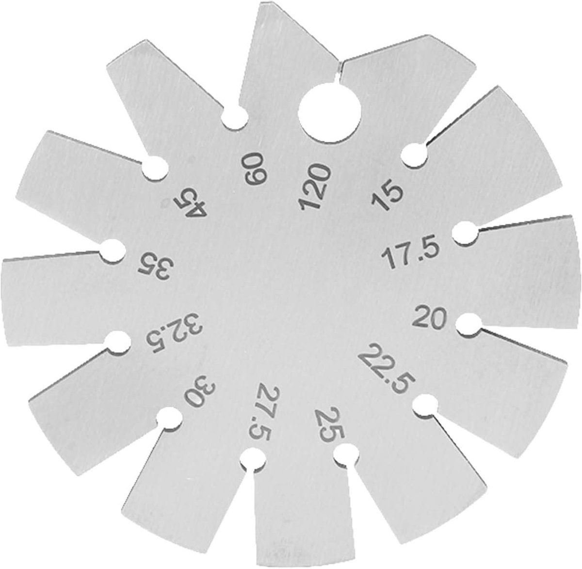 hoekmeter, 15–120 graden hoekmeter, hoekmeter voor schuine randen, meervoudig instelbaar meetgereedschap voor houtbewerkingsmessen, beitels, scharen