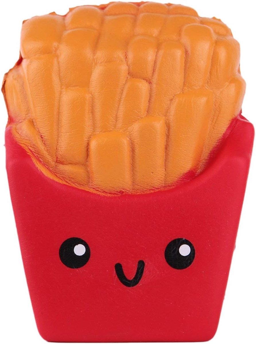 Squishies Frietjes Slow Rising Kawaii Geurende Soft Squishies Food Toy Prime 1 stuks kleur willekeurig