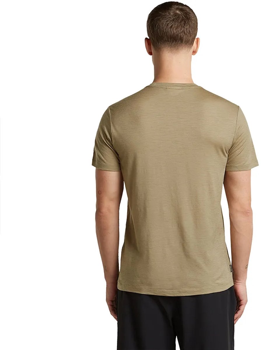 Icebreaker 150 Tech Lite Great Heights T-shirt Met Korte Mouwen Beige XL Man