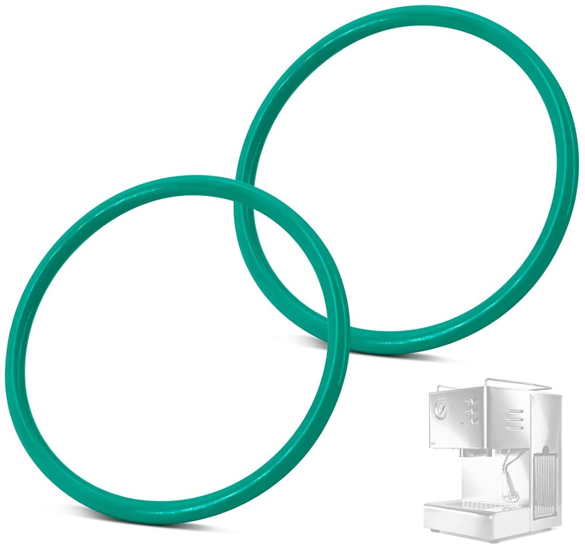 Afdichtingsringen voor QuickMill Orione 3000 - O-ring zetgroepafdichting OR155, 2 stukken voor QuickMill Thermoblock 0820 espressomachine koffiezetapparaat