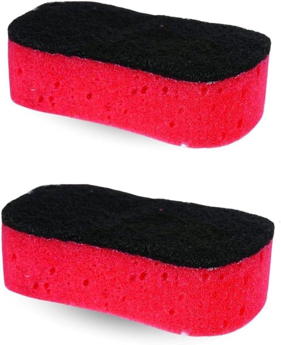 Set van 2 speciale sponzen voor het reinigen van de grill en oven - Sponzen voor het wassen van de oven en grill - Alle soorten reiniging - 2 stuks