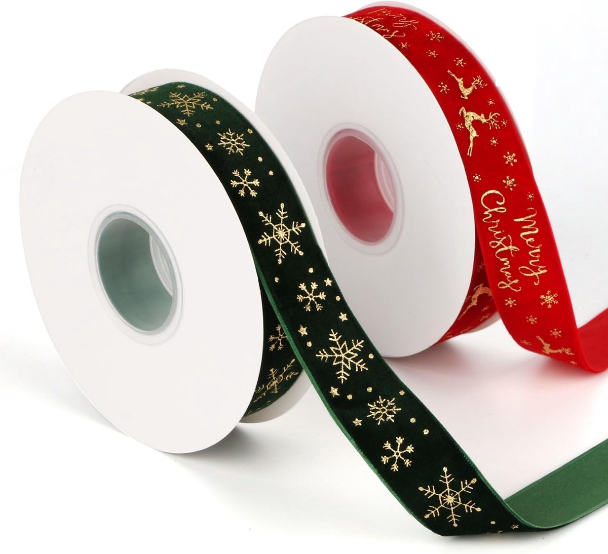 18 m kerstdecoratie, rood lint, creatieve verpakking voor geschenken, verjaardagen, nieuwjaarsfeesten en andere feesten (D)