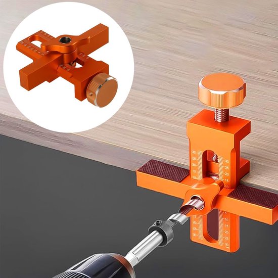 installatie positioner montagemal voor het positioneren van kastdeuren eenvoudig verstelbare aluminiumlegering — afbeelding 4